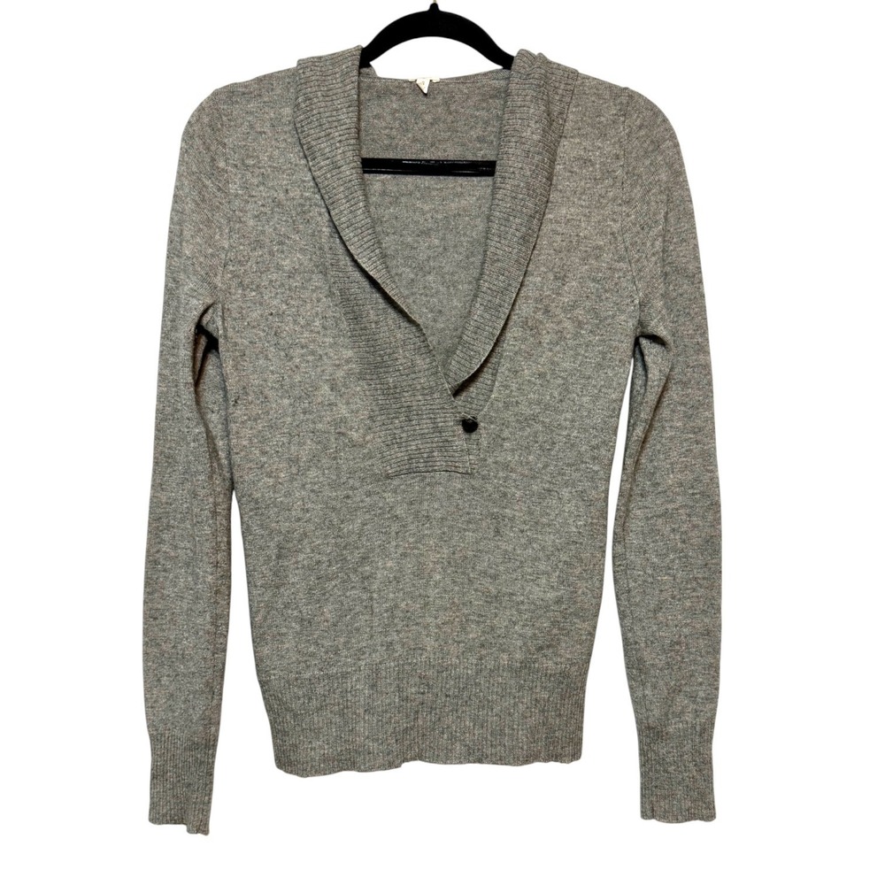 J.Crew Y2K Preppy Hooded Wool Cashmere Blend Sweater Womens Size S French Girl